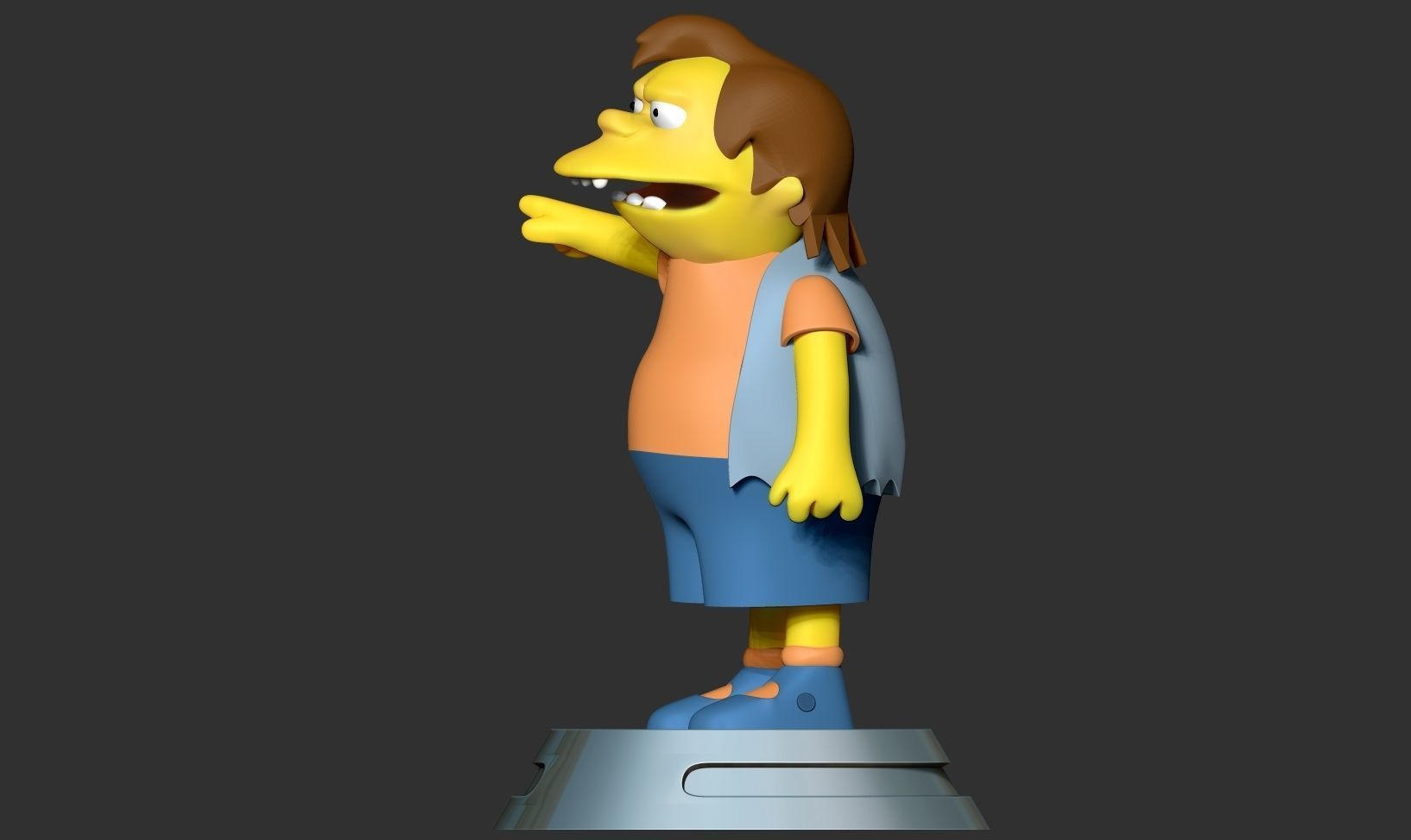 Nelson Muntz - The Simpsons Fan art 3D print model_7