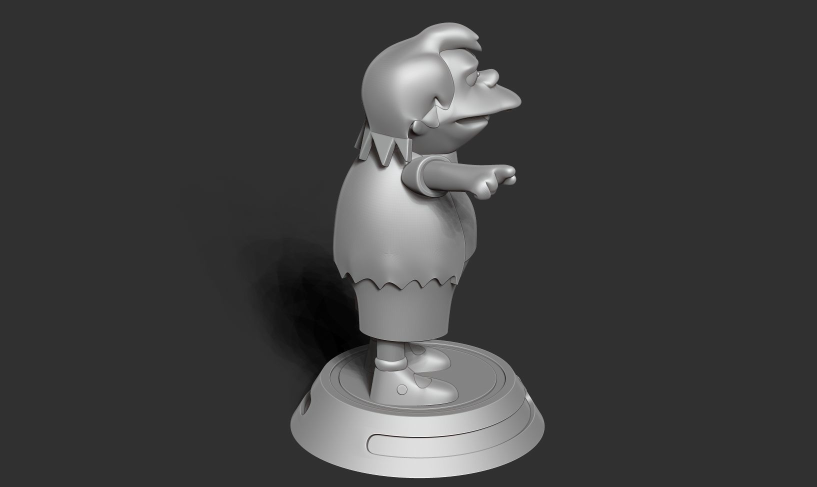 Nelson Muntz - The Simpsons Fan art 3D print model_14