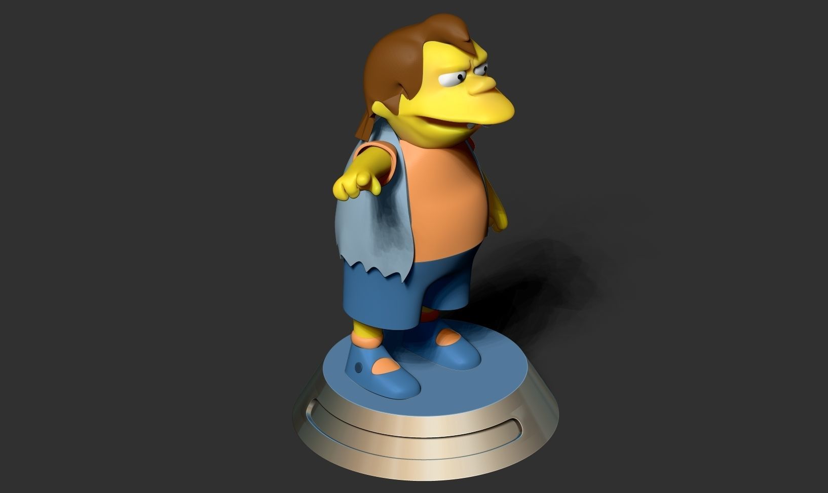 Nelson Muntz - The Simpsons Fan art 3D print model_13