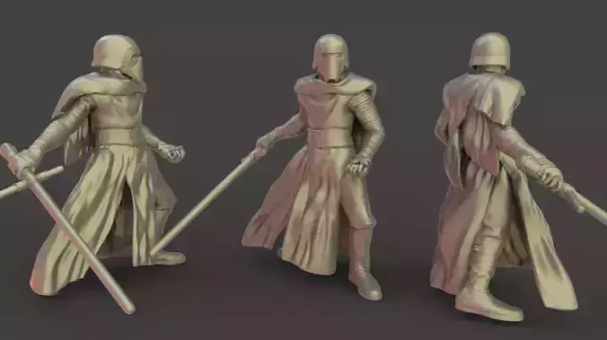Kylo ren miniature for star wars legion