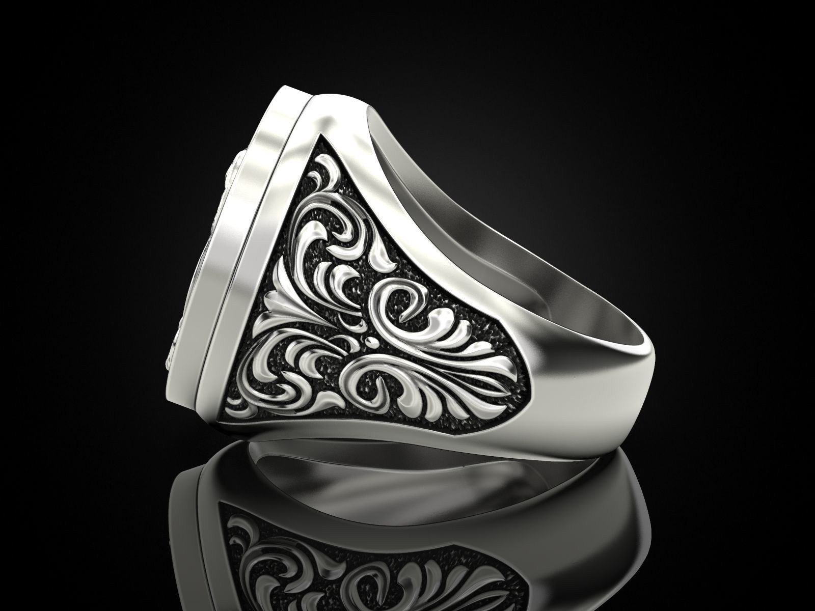 Ring ARCHANGEL MICHAEL 3D print model_18