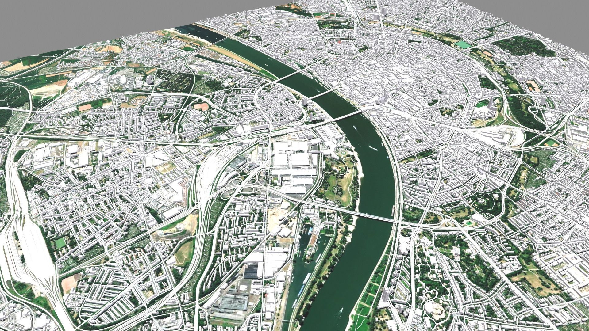 Cityscape Cologne Germany 3D model_10