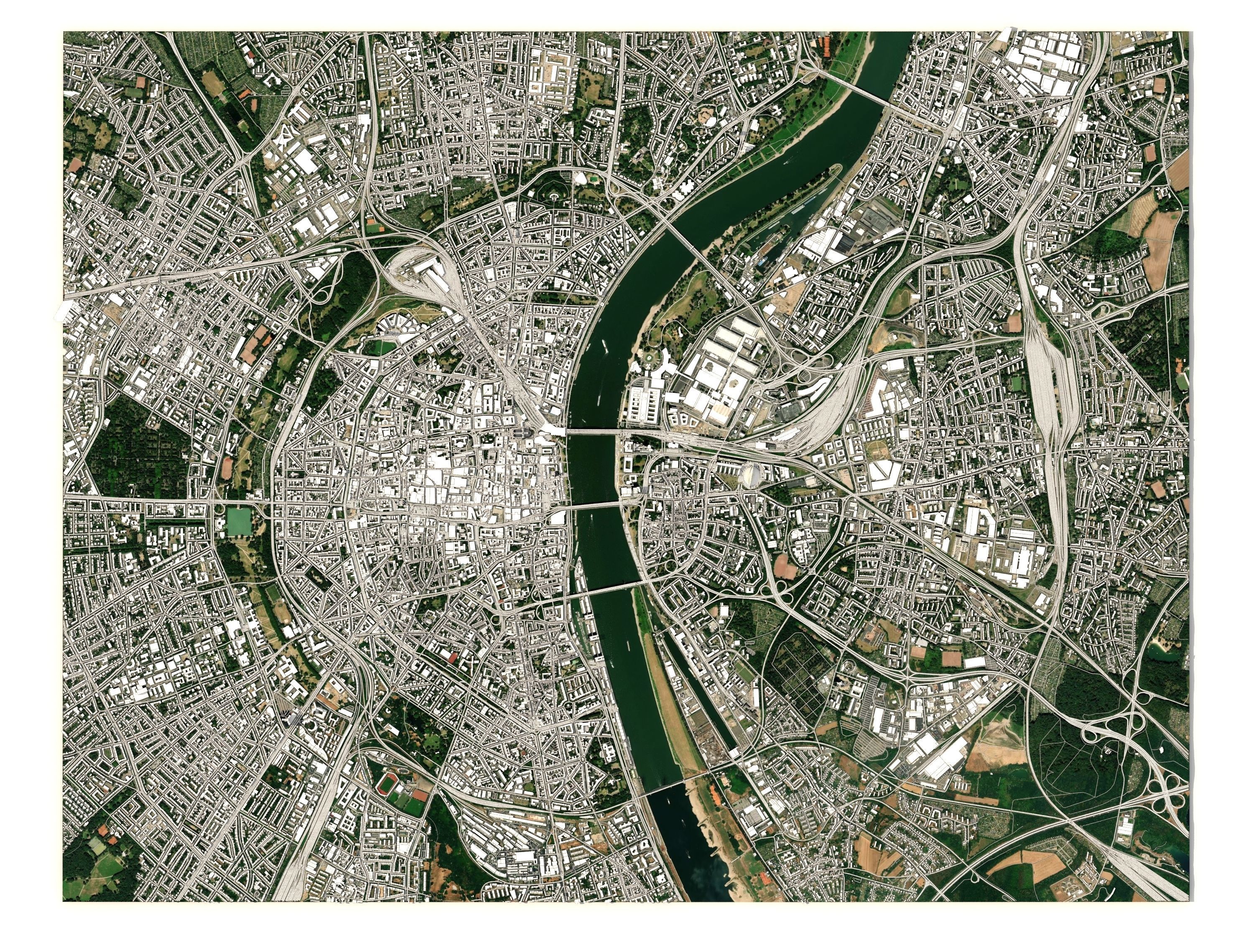 Cityscape Cologne Germany 3D model_22