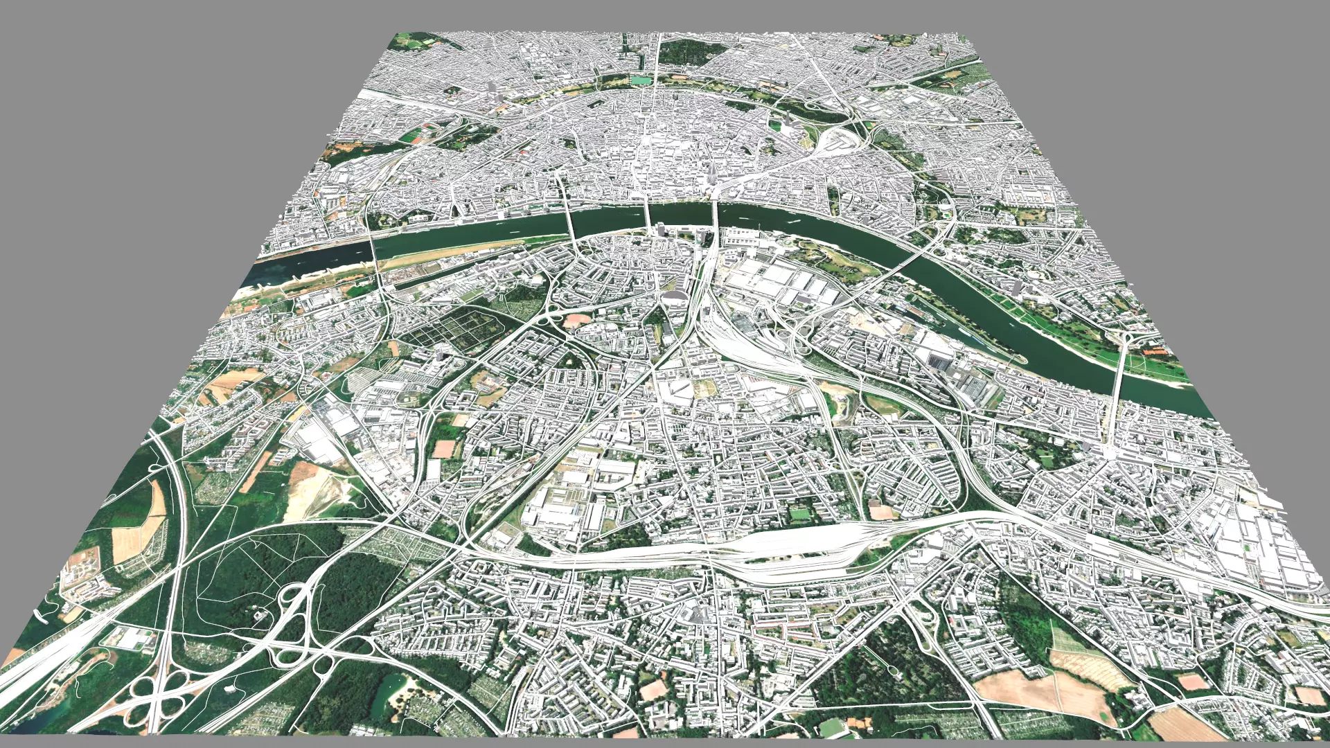 Cityscape Cologne Germany 3D model_0