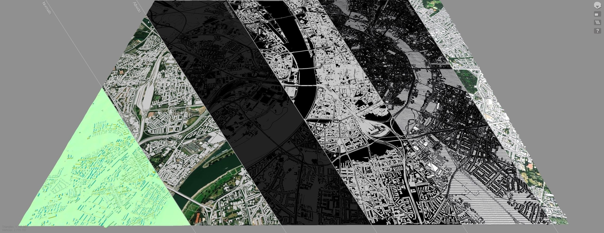 Cityscape Cologne Germany 3D model_14