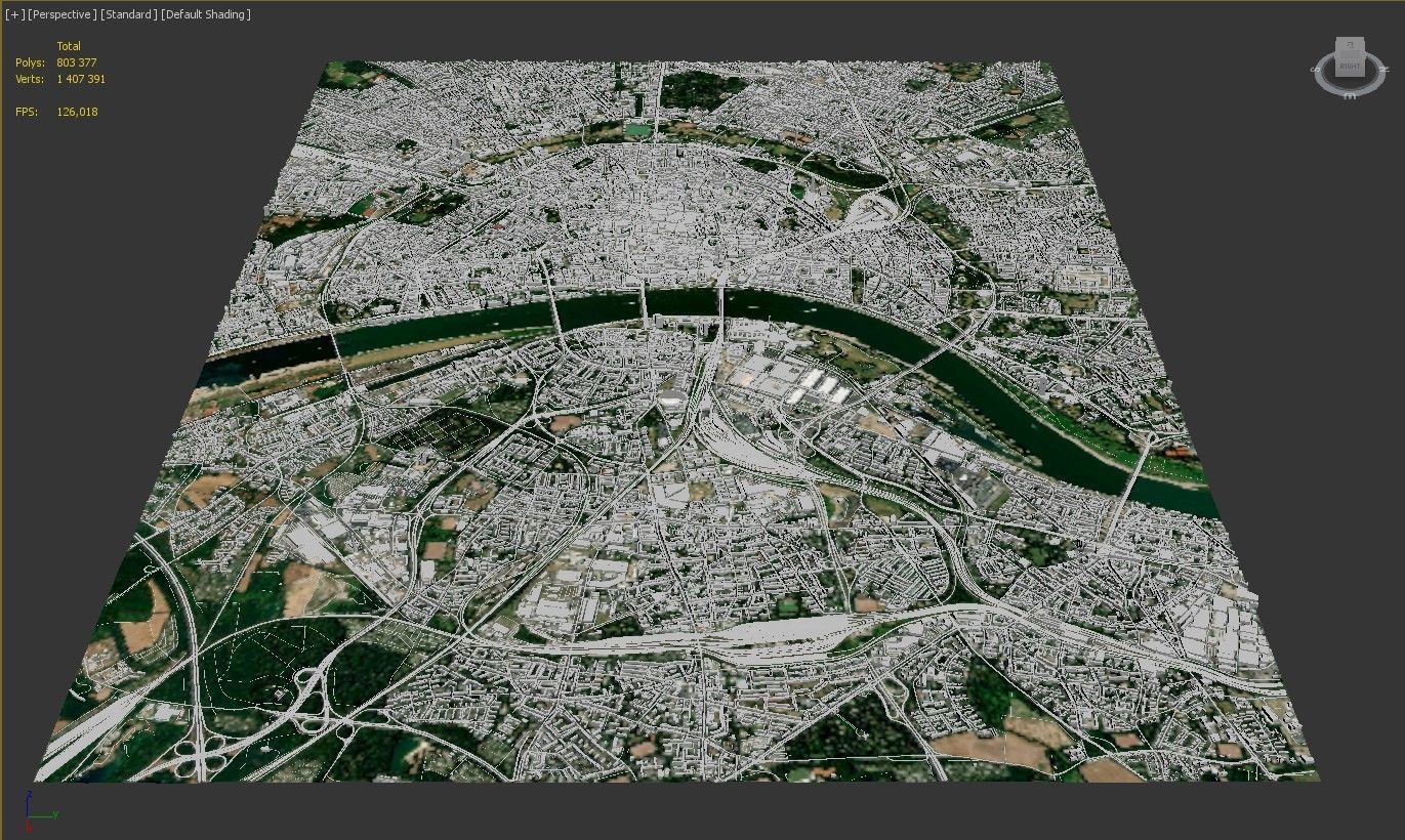 Cityscape Cologne Germany 3D model_11