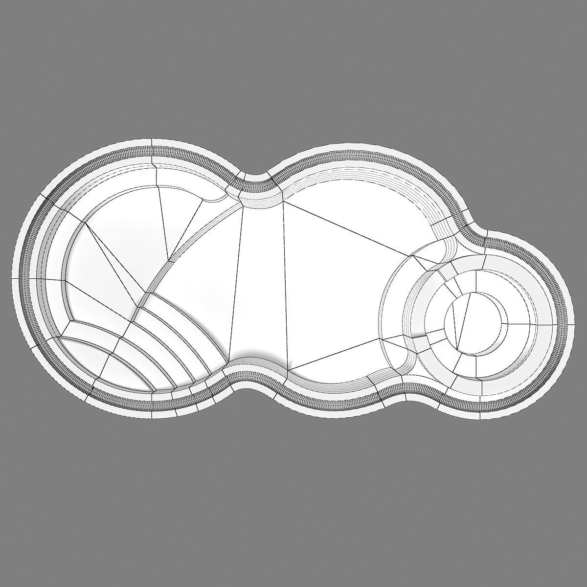 Swimming pool 09 3D model_16