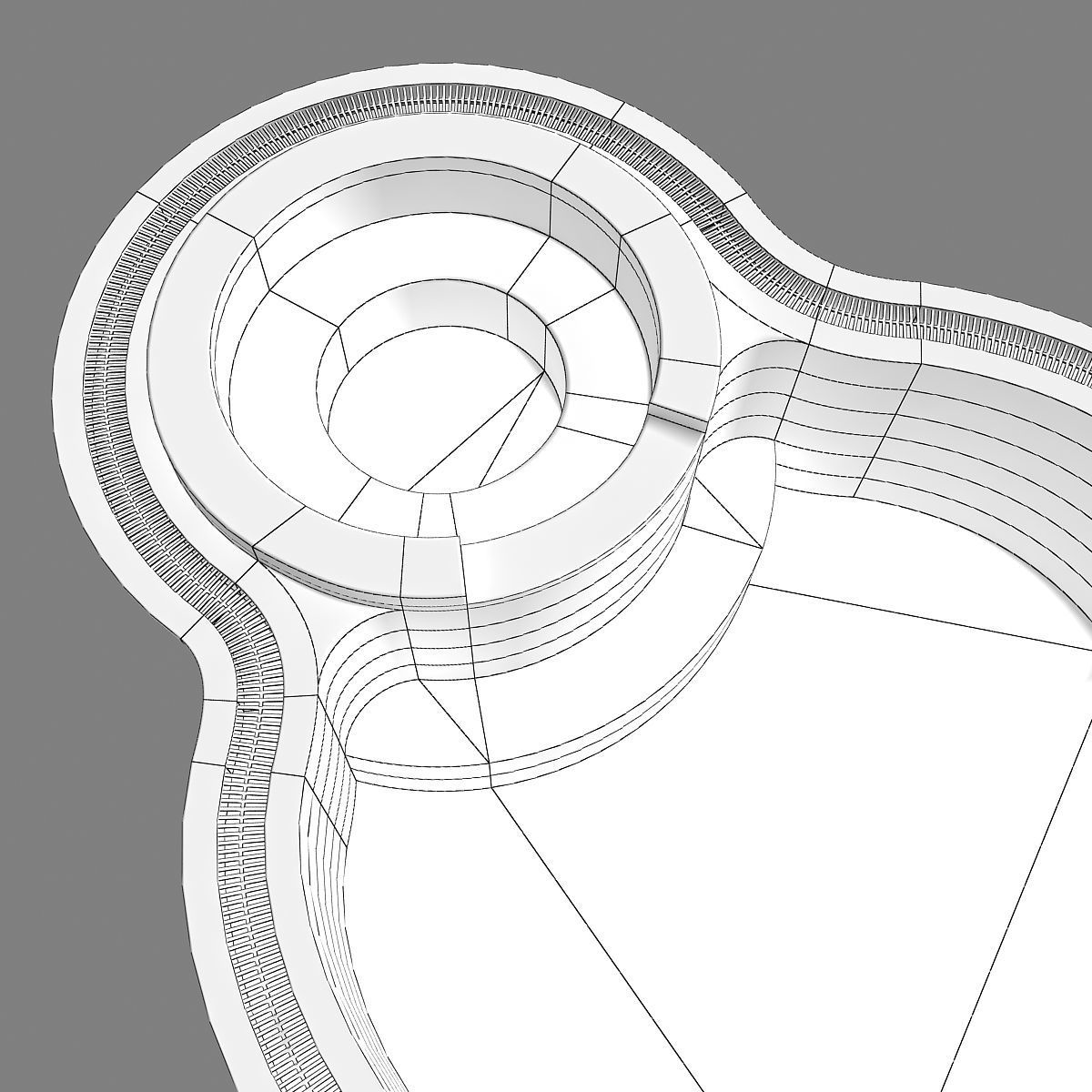 Swimming pool 09 3D model_11