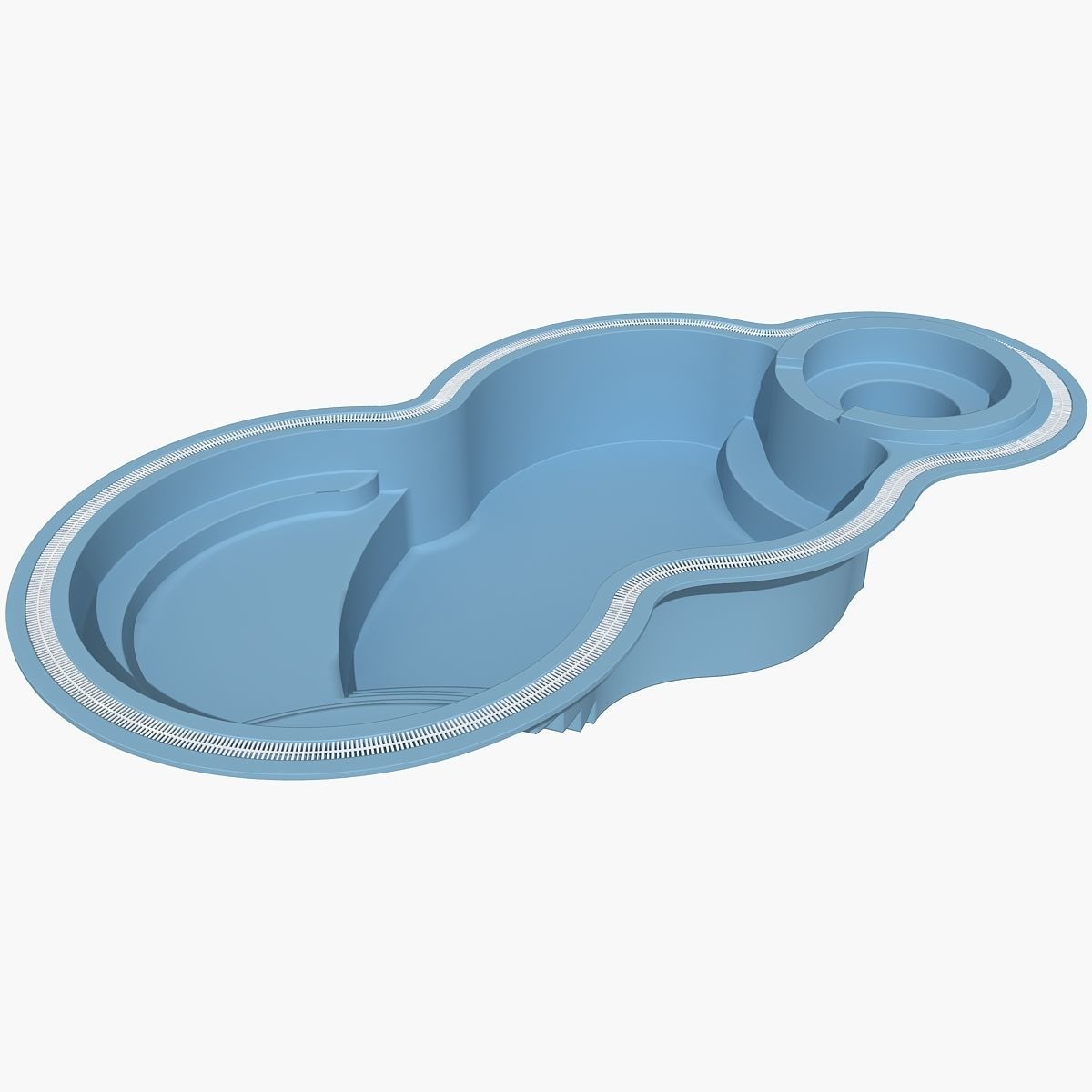 Swimming pool 09 3D model_7
