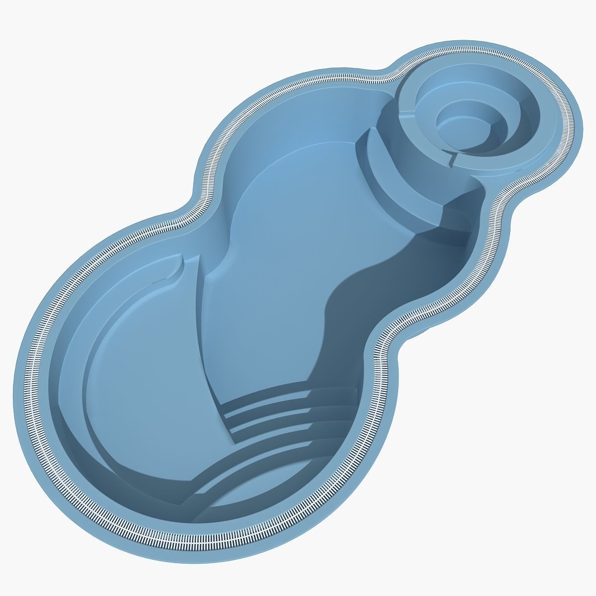 Swimming pool 09 3D model_4