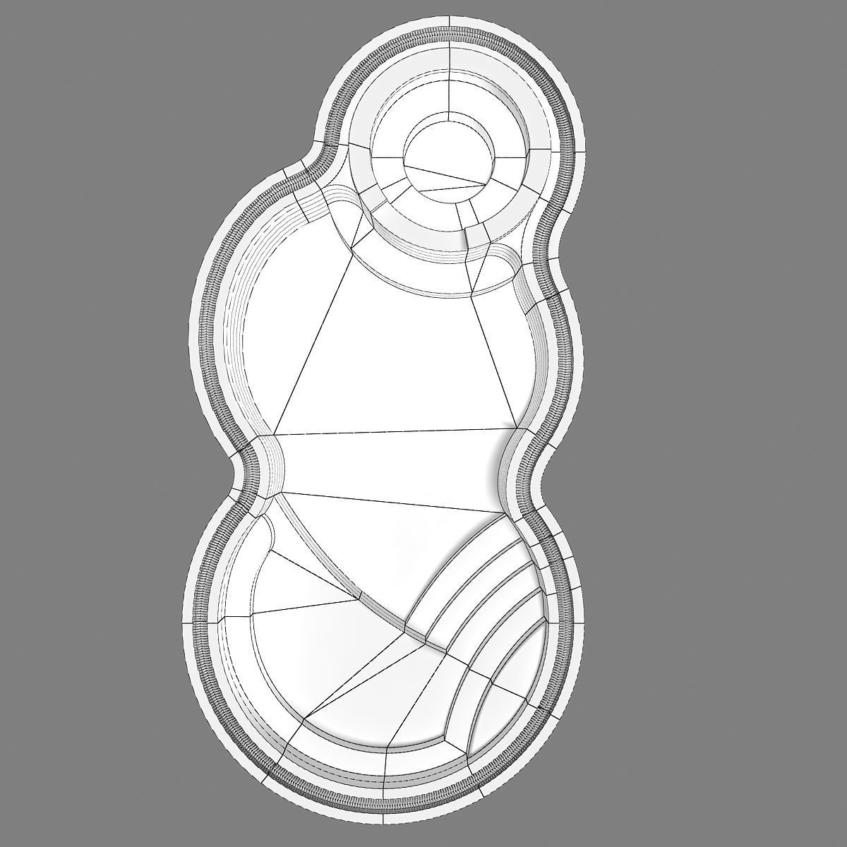 Swimming pool 09 3D model_13