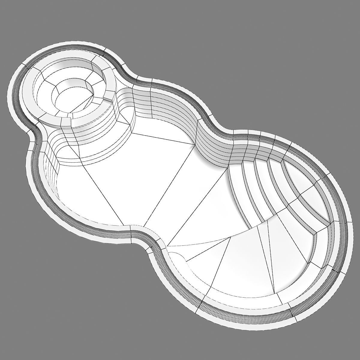 Swimming pool 09 3D model_10