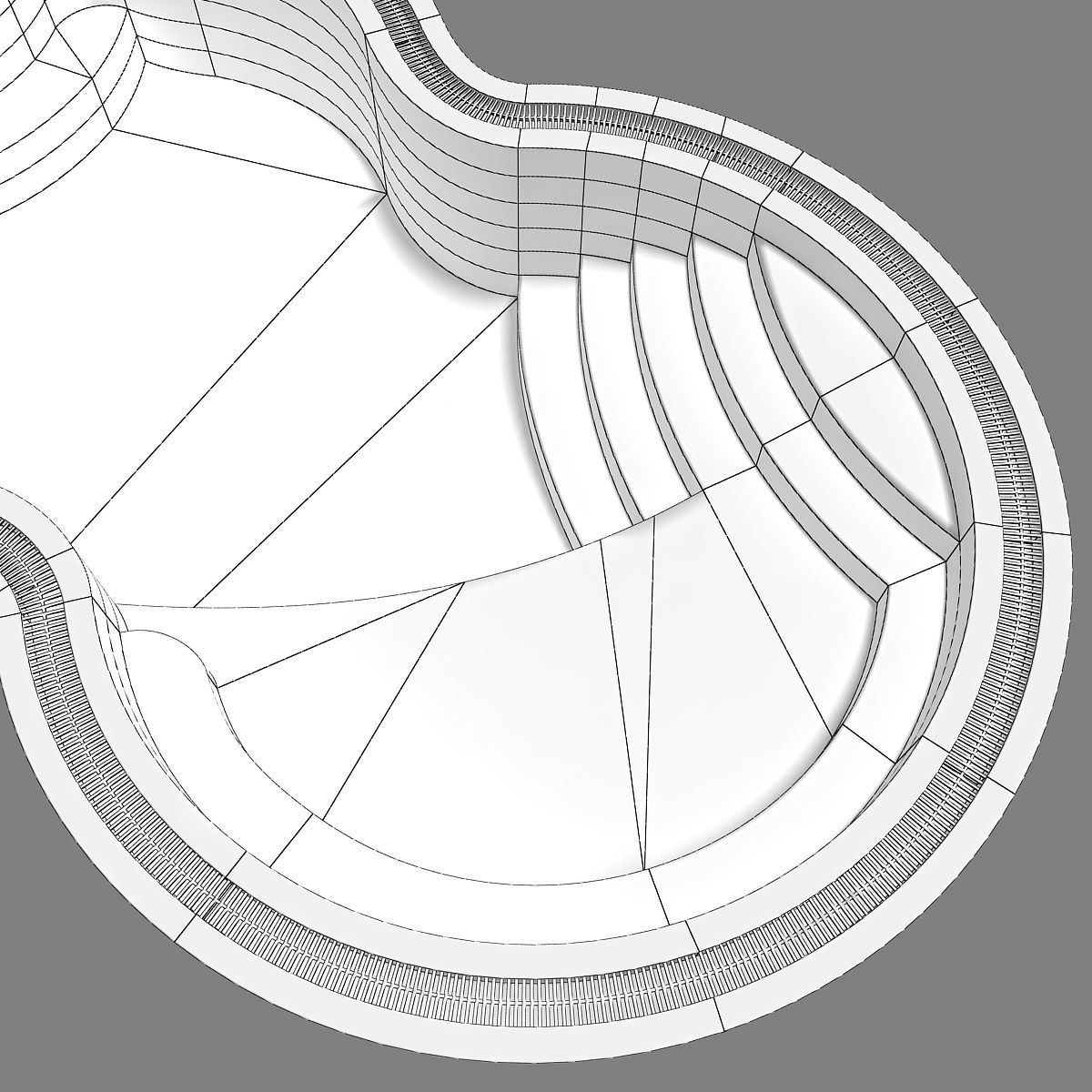 Swimming pool 09 3D model_12