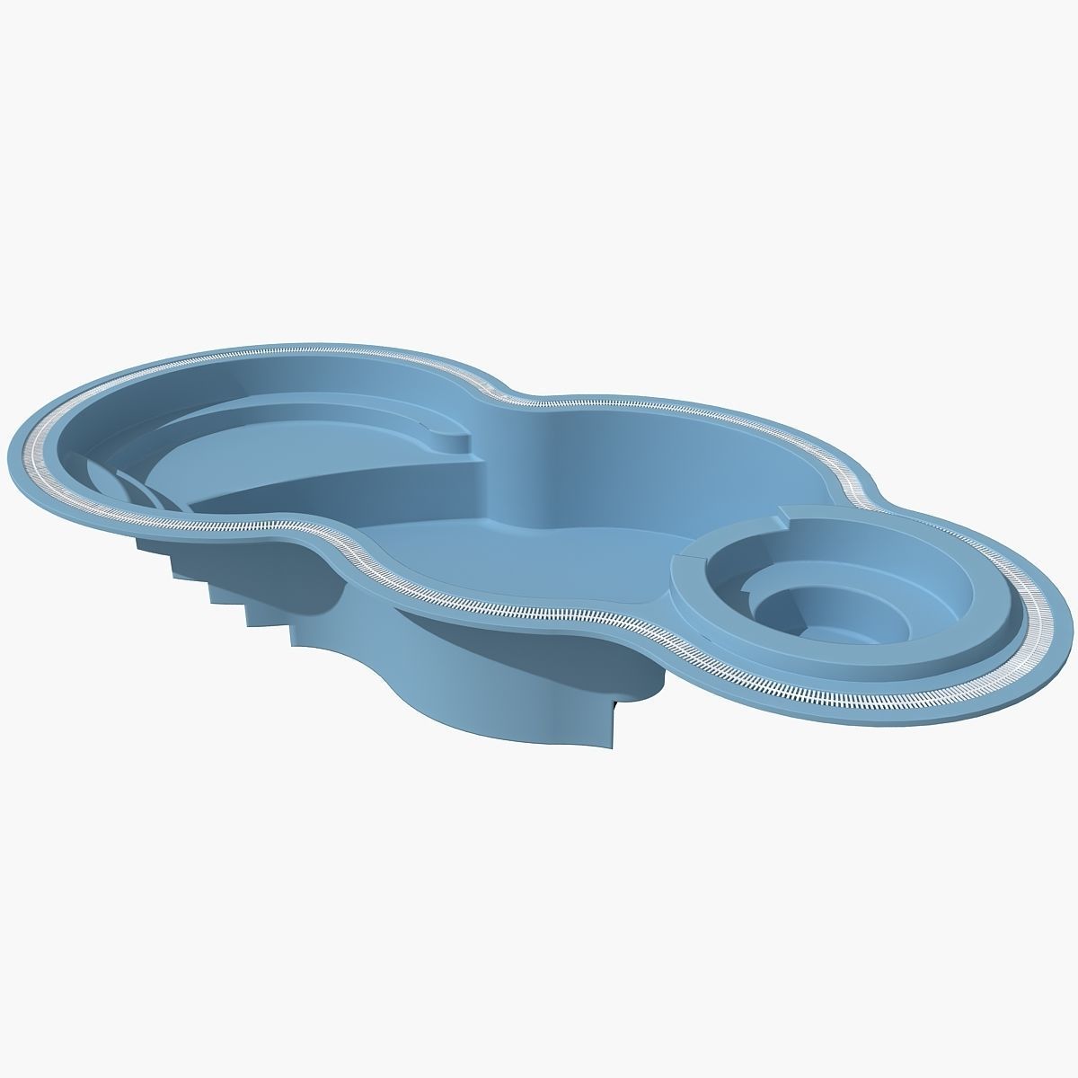 Swimming pool 09 3D model_9