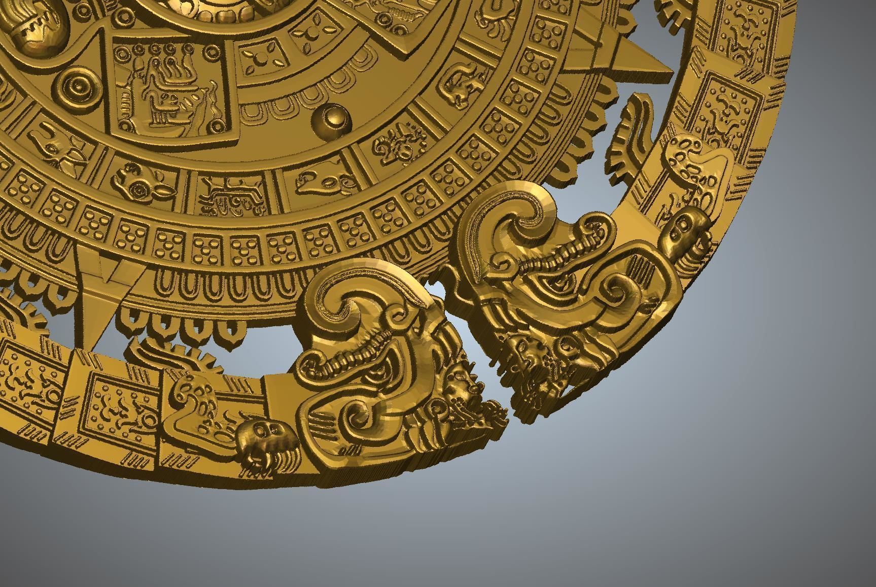 Maya Calender 3D print model_1