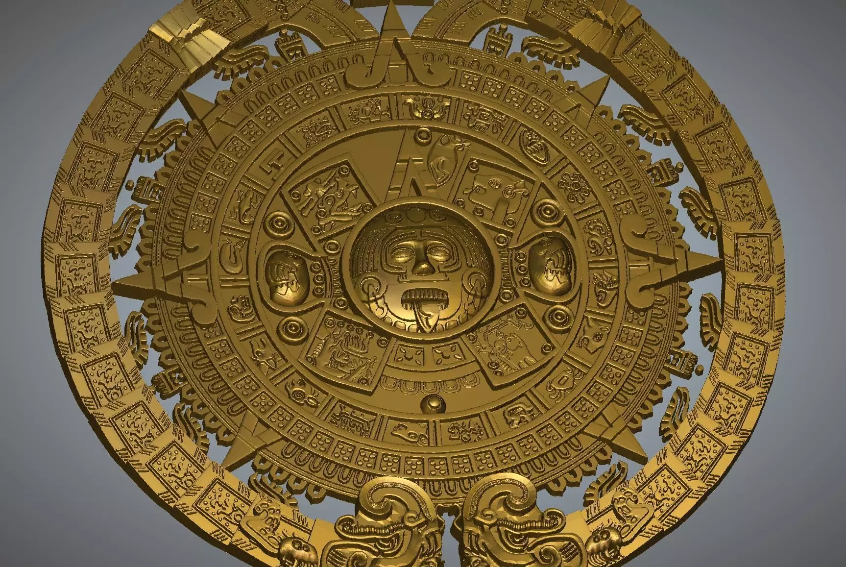 Maya Calender 3D print model_0