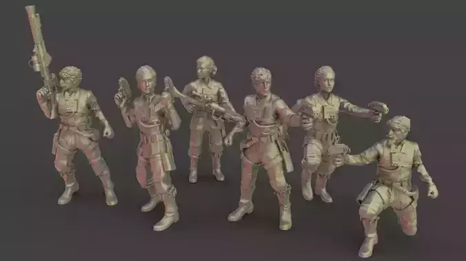 star wars legion miniatures rebel pilots