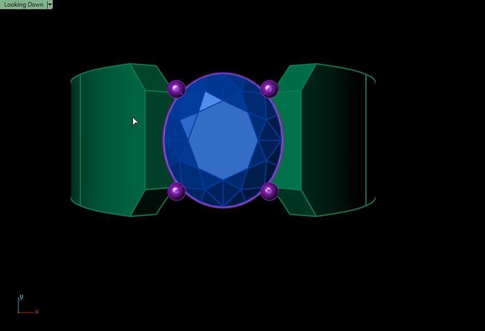 Face ring 3D print model_8