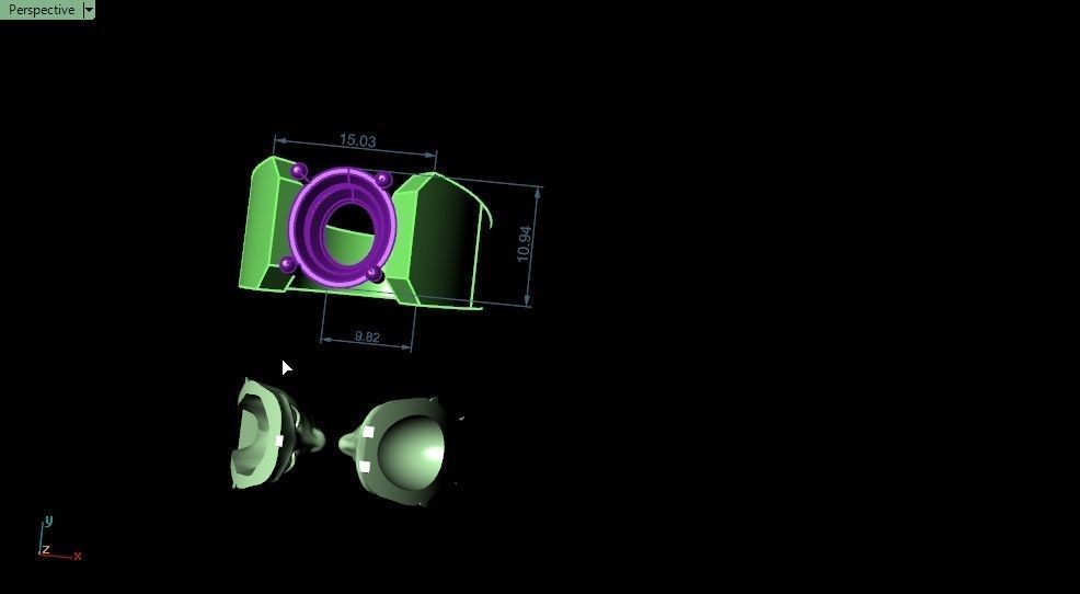 Face ring 3D print model_6