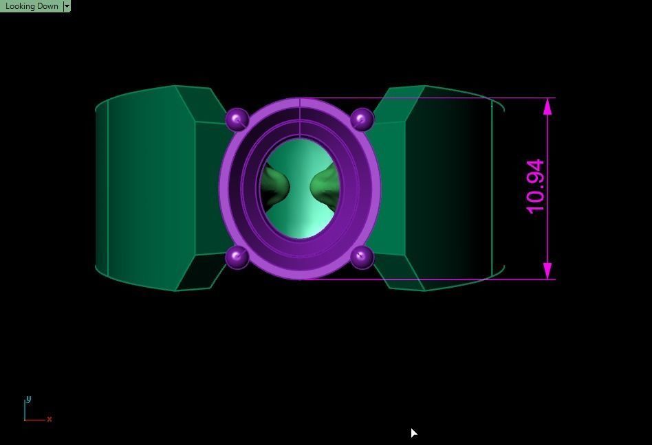 Face ring 3D print model_19