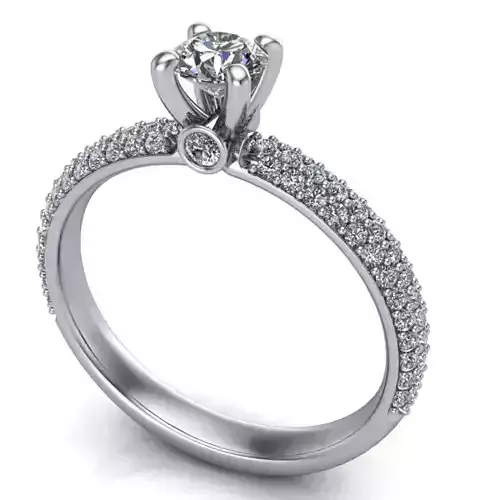 Ring model size 16 ct 075 whit 83 gemstones