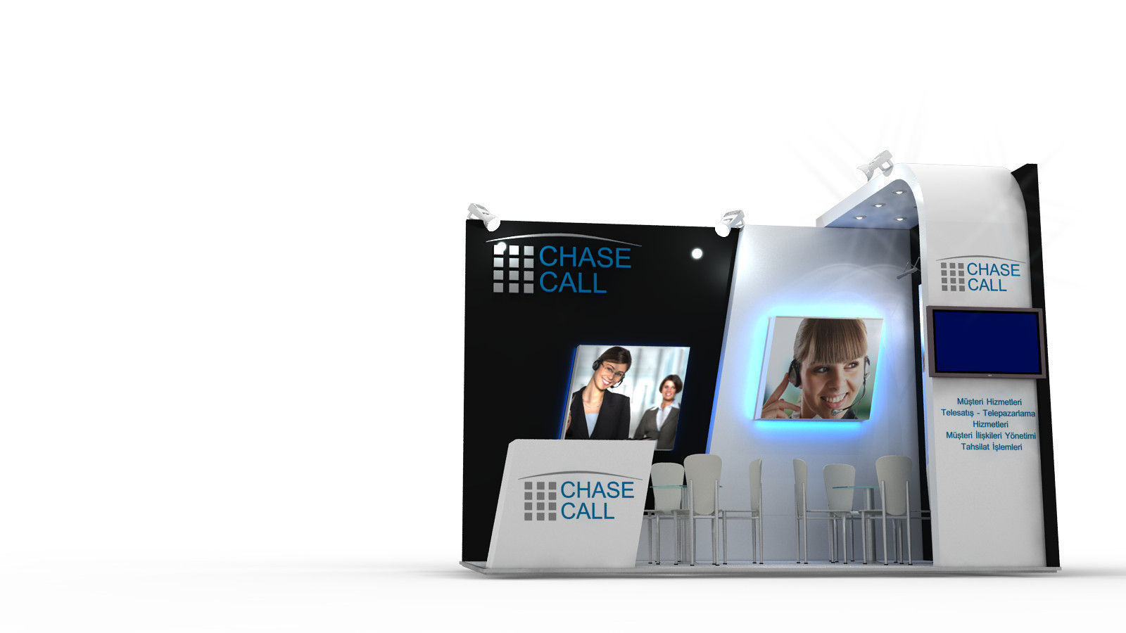 Chasecall Exhibition Design 3D model_3