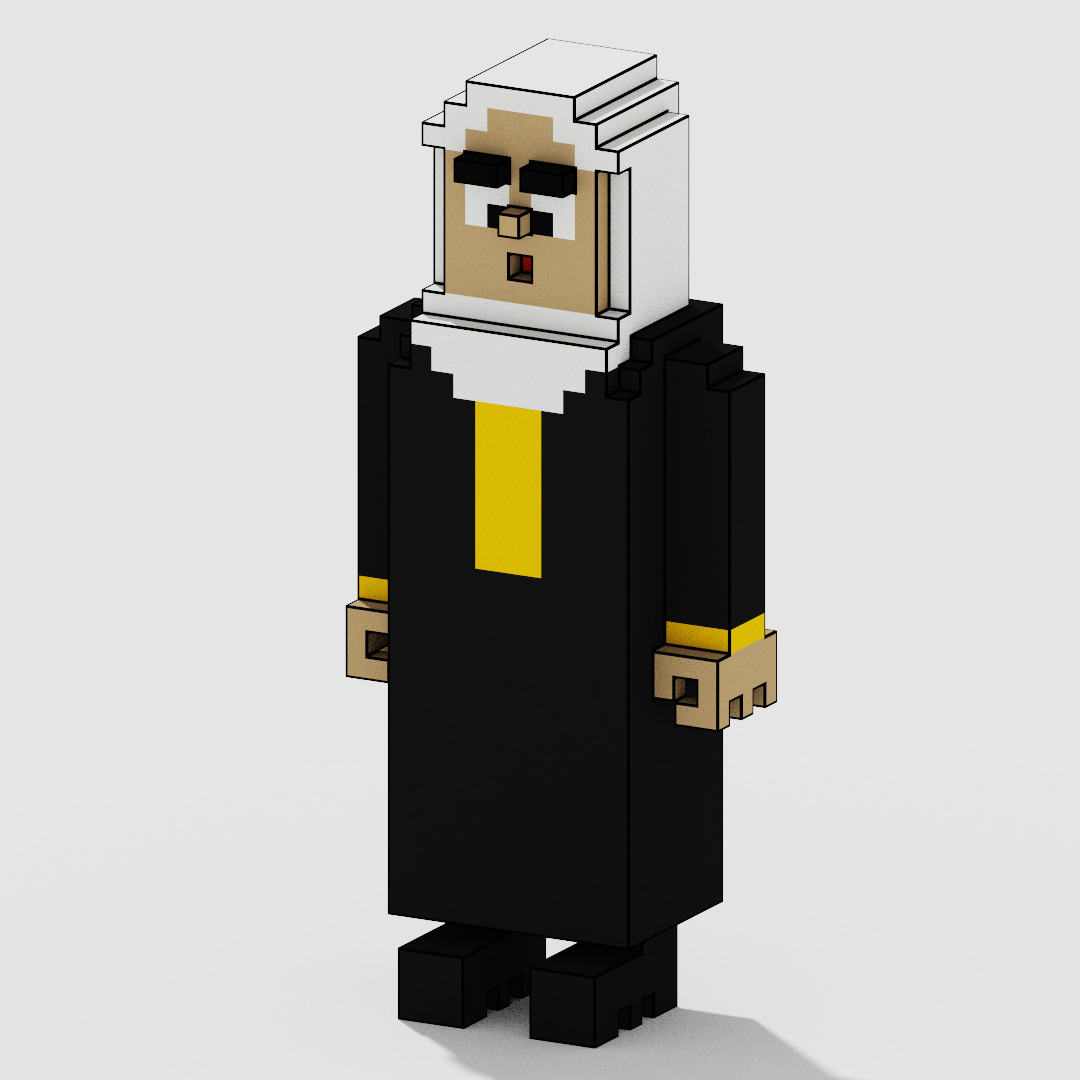 Voxel Character Pack Low-poly 3D model_5