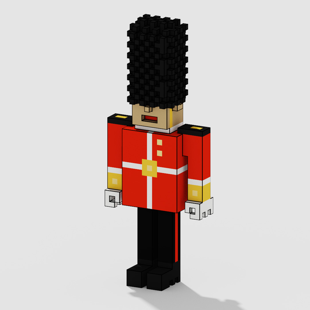 Voxel Character Pack Low-poly 3D model_38