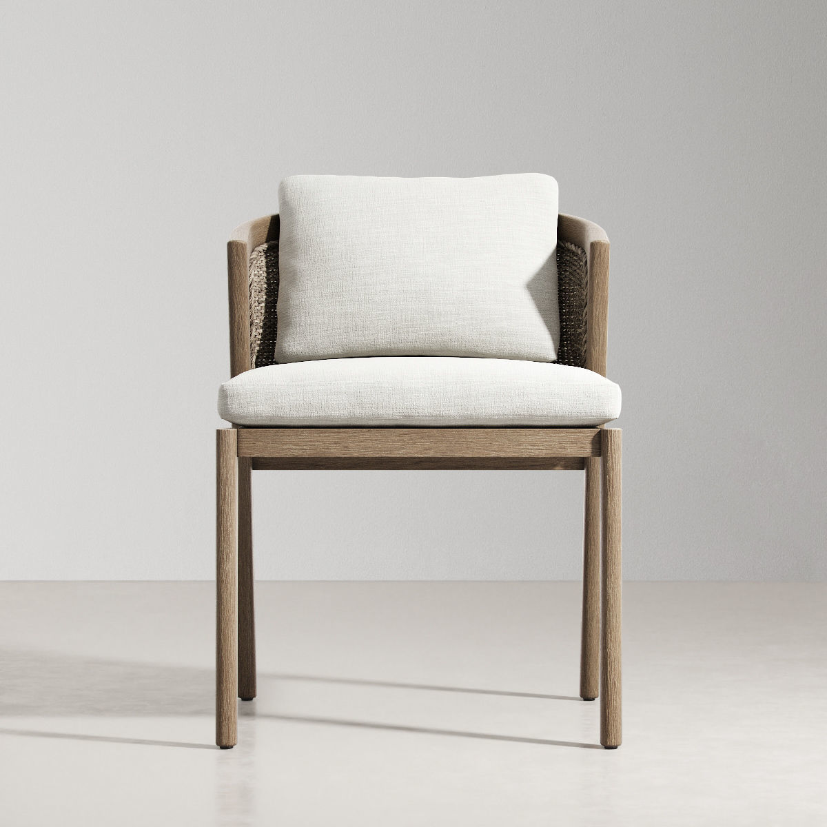 MALTA TEAK SIDE CHAIR 3D model CGTrader