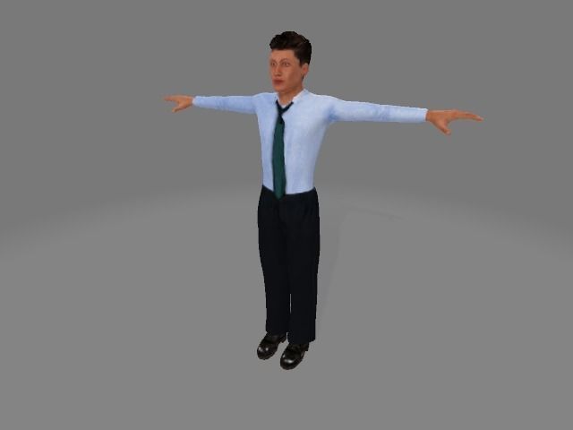 professional-man-highresolution man 3D model_1