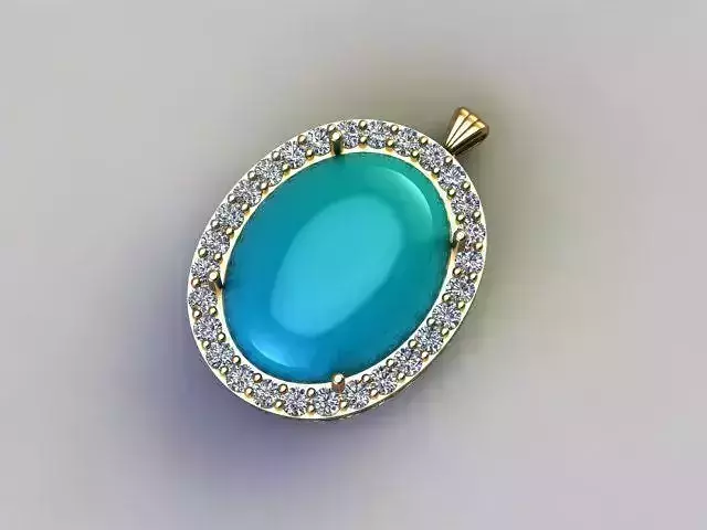 turquoise pendant