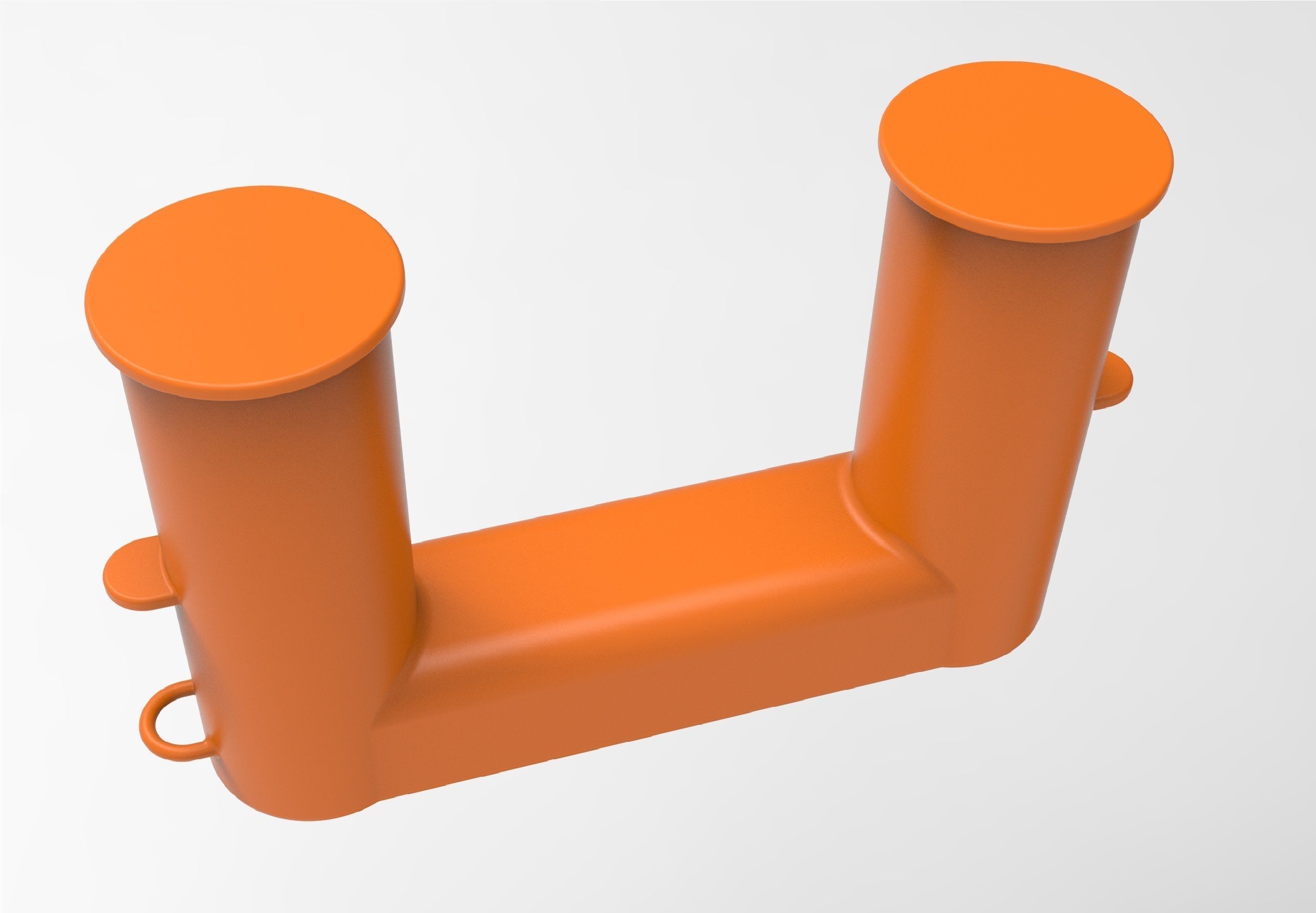 DOUBLE BOLLARD 3D model_2