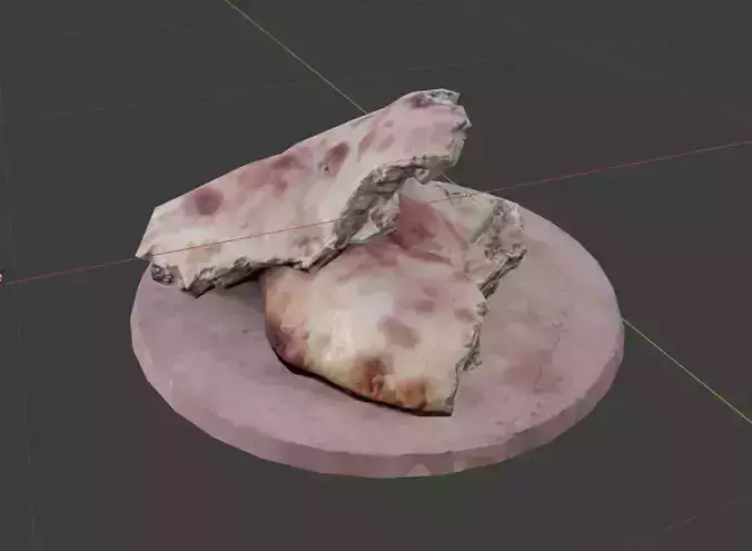  torn pieces of bread