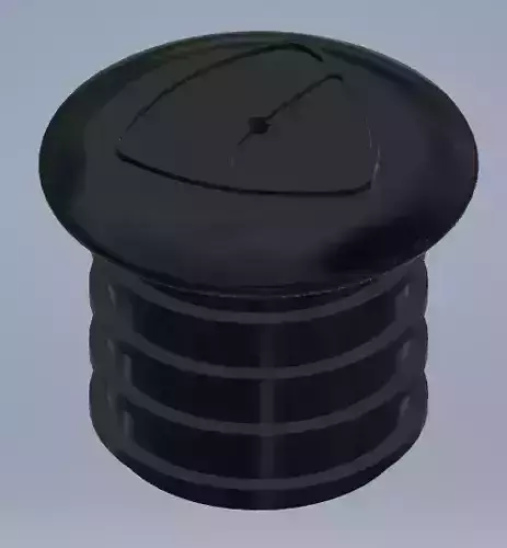 Motorcycle frame CAP 3D print model