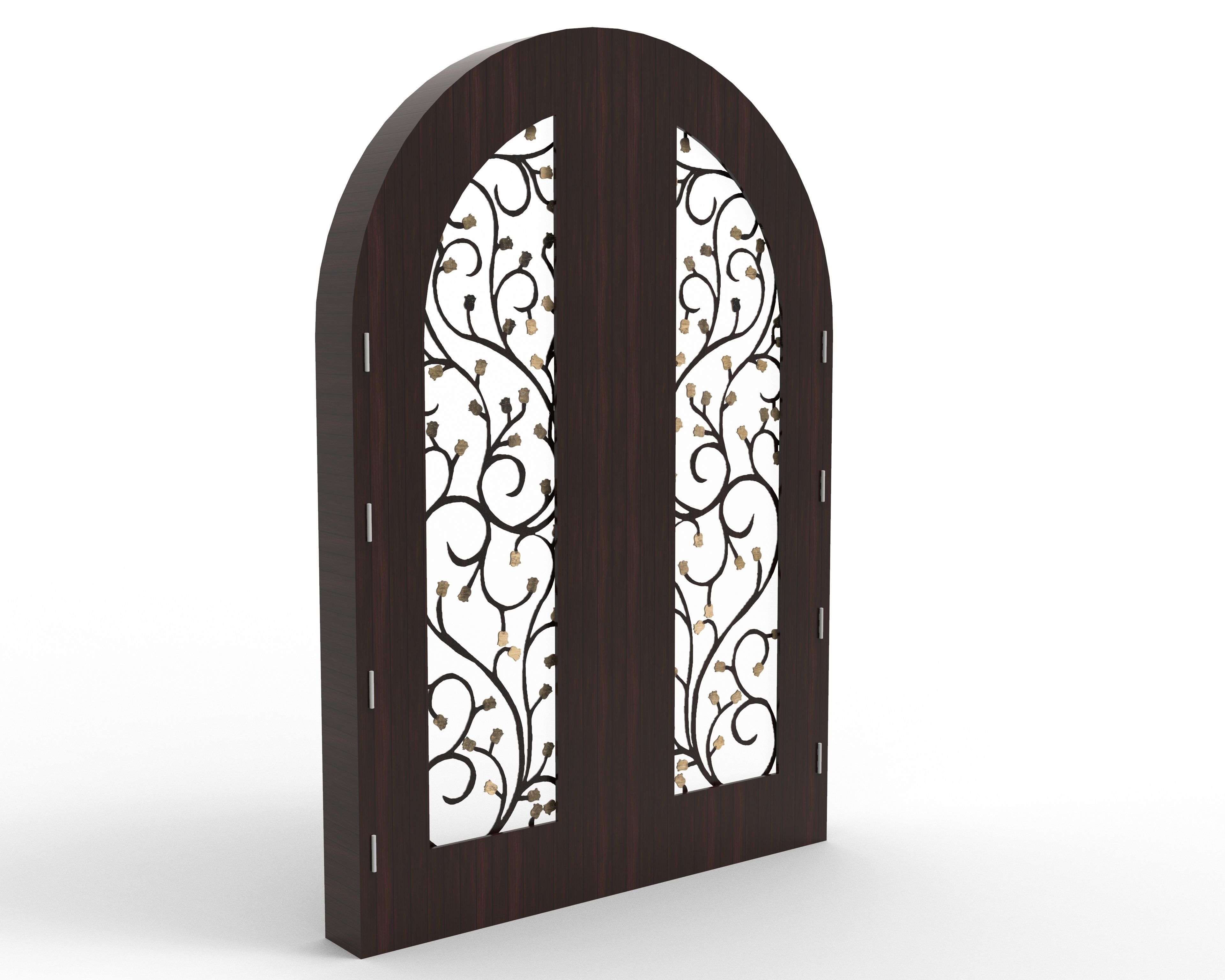 Luxury Entrance Door  3D model_2
