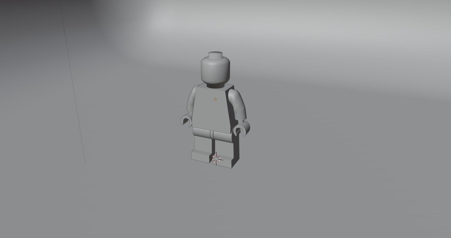 LEGO man 3D model_2