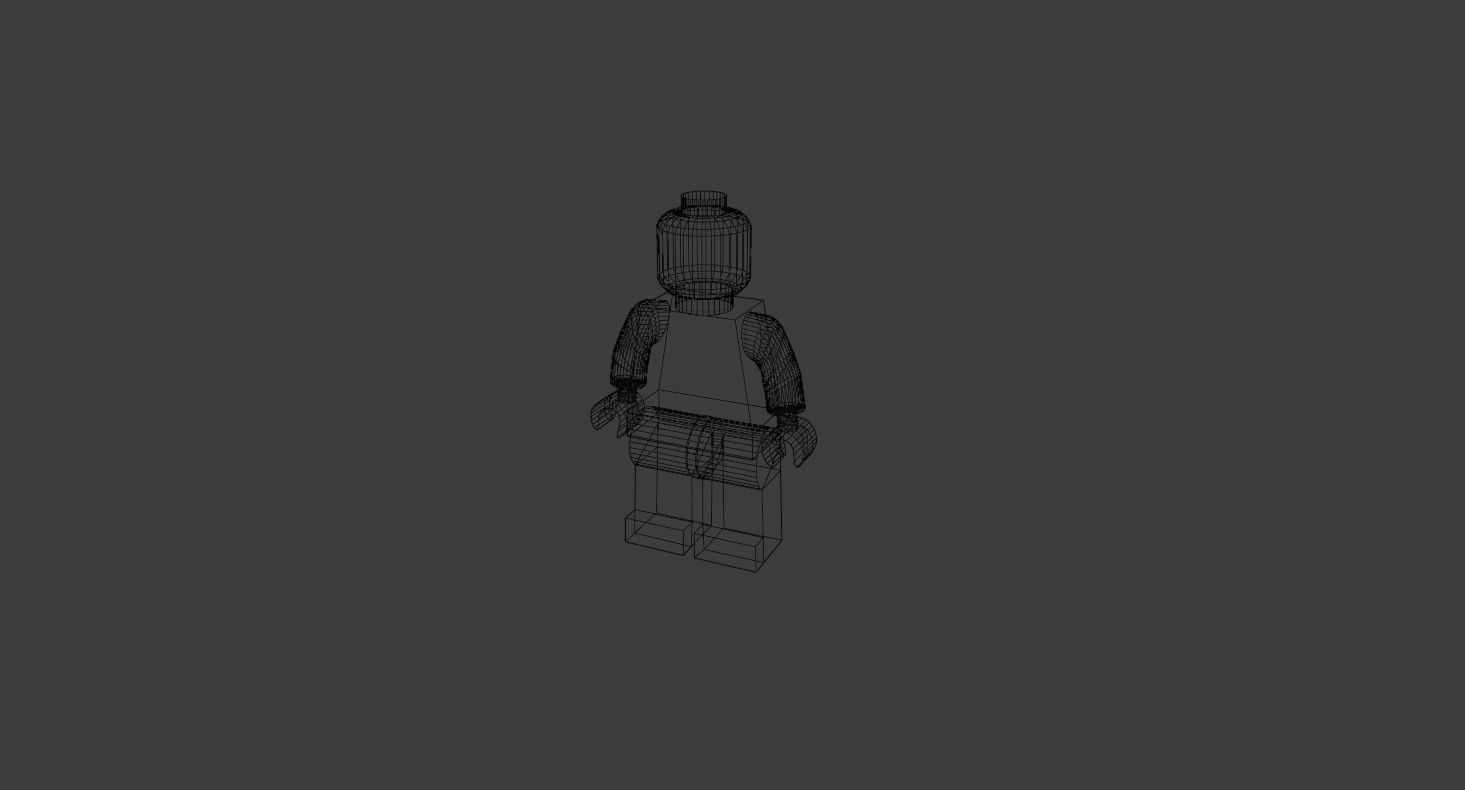LEGO man 3D model_1