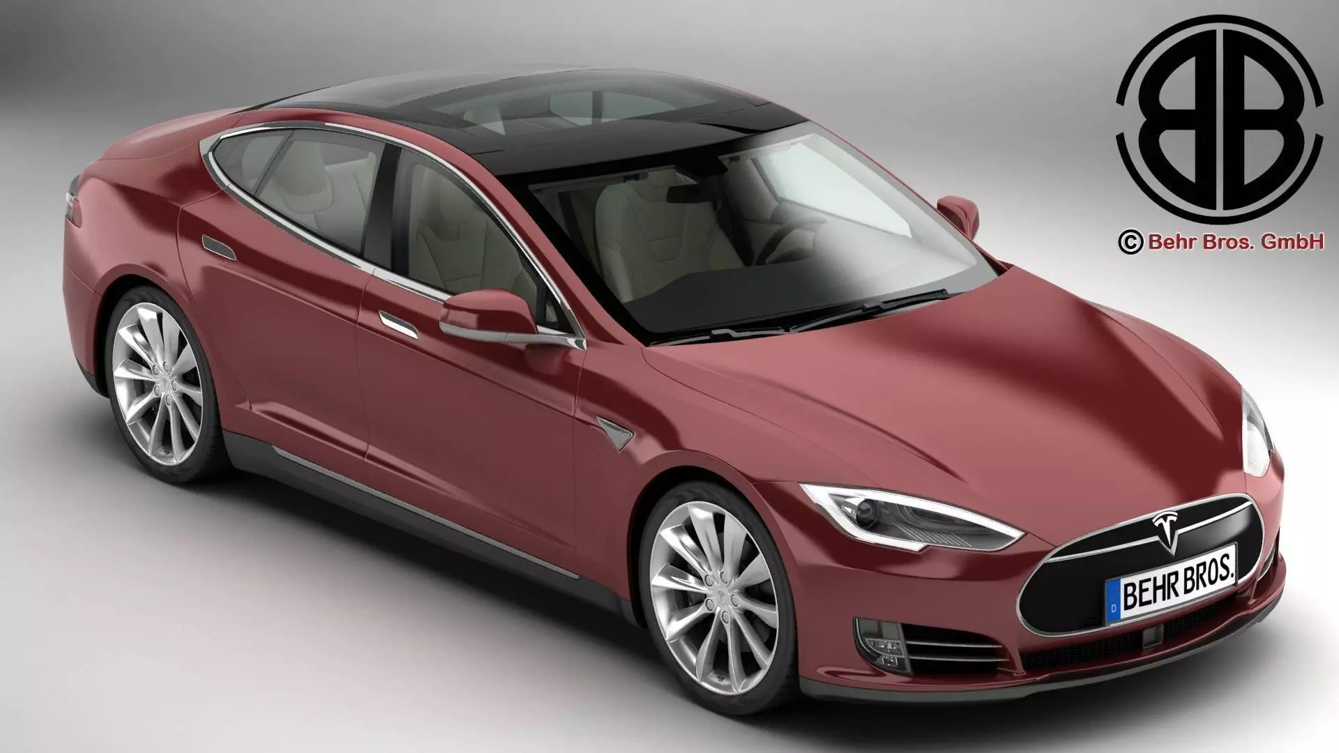 Tesla Model S 2015 3D model