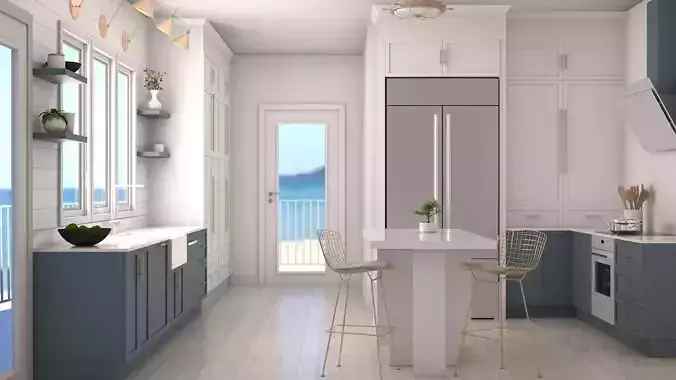 Kitchen on the sand