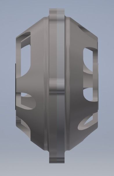 KEYCHAIN clutch cover italian motorsport 3D print model_3