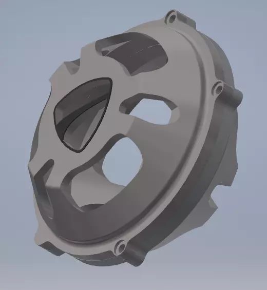 KEYCHAIN clutch cover italian motorsport 3D print model_0