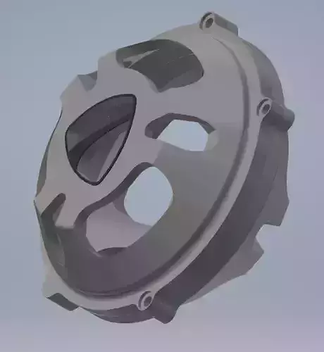 KEYCHAIN clutch cover italian motorsport 3D print model