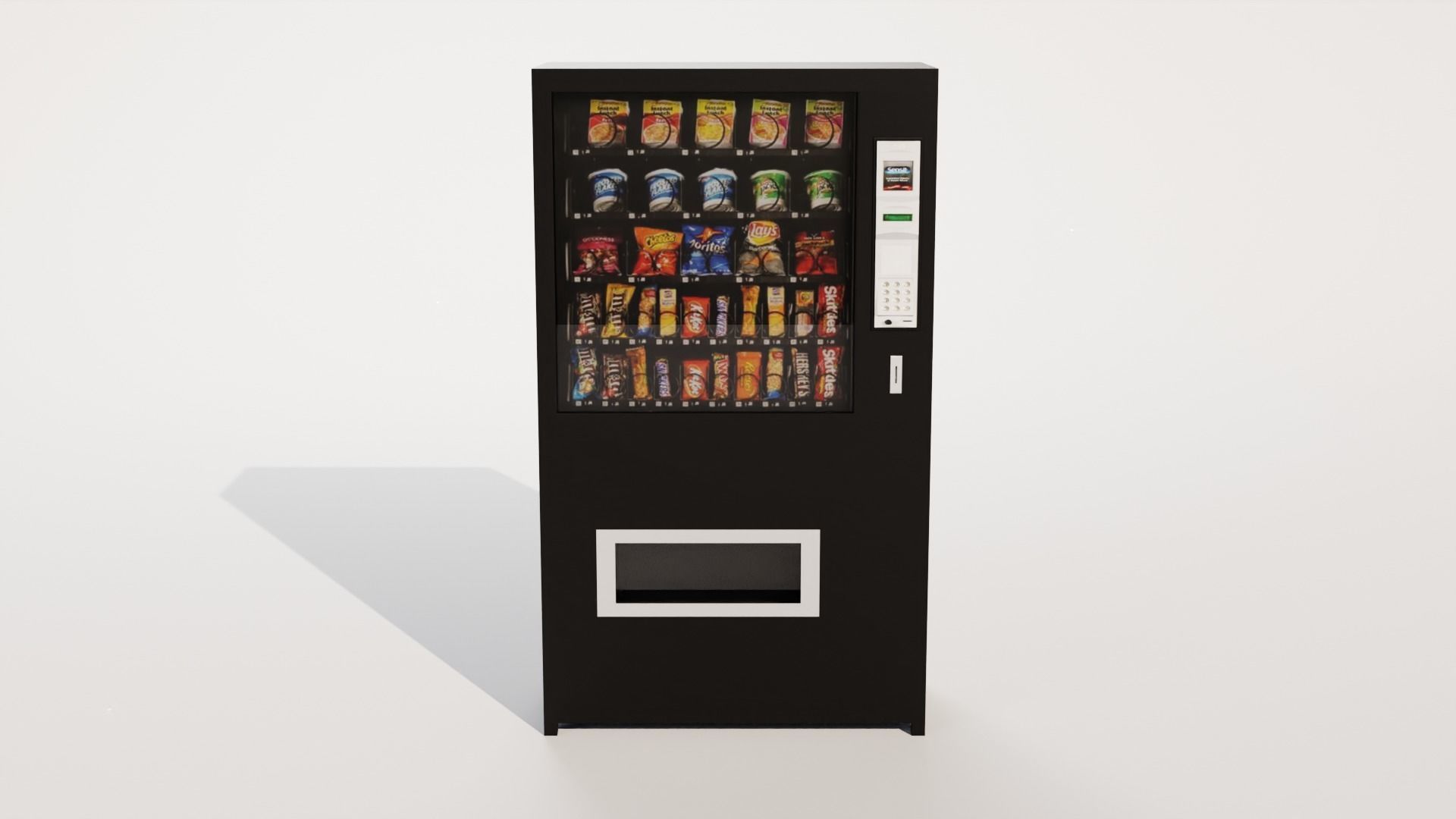 Vending Machine Low-poly 3D model_1