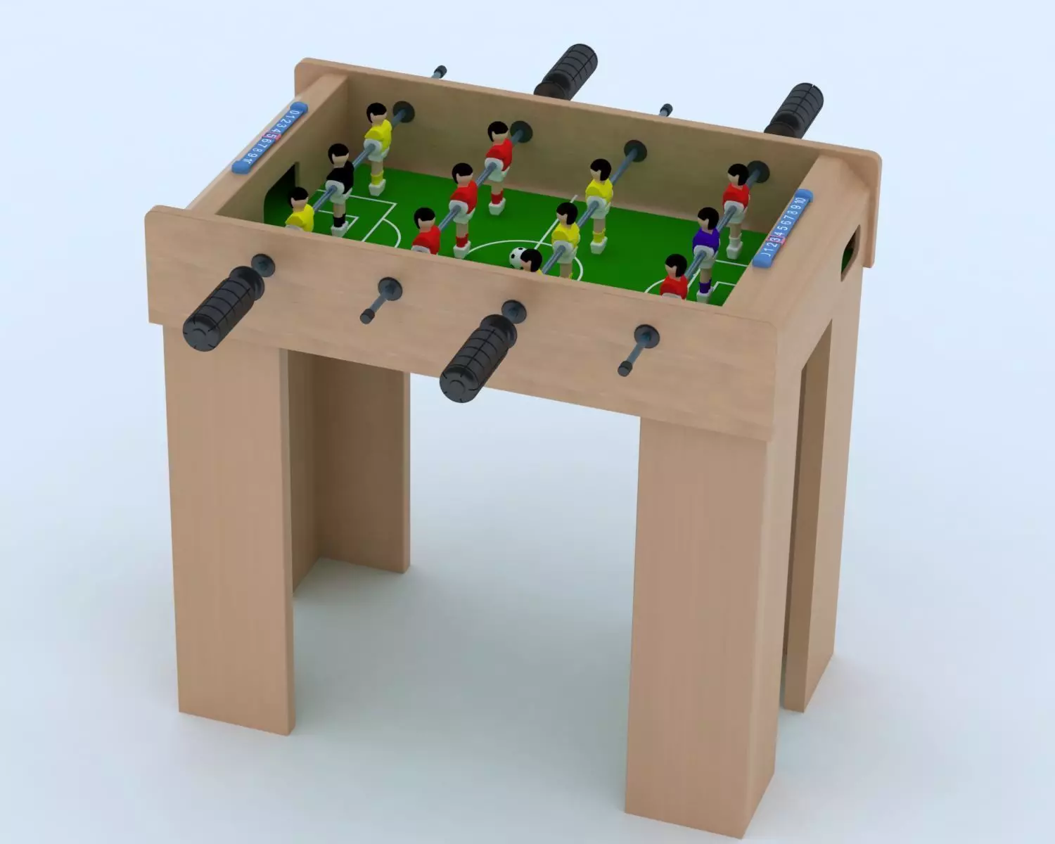 Football Table 3D model_0