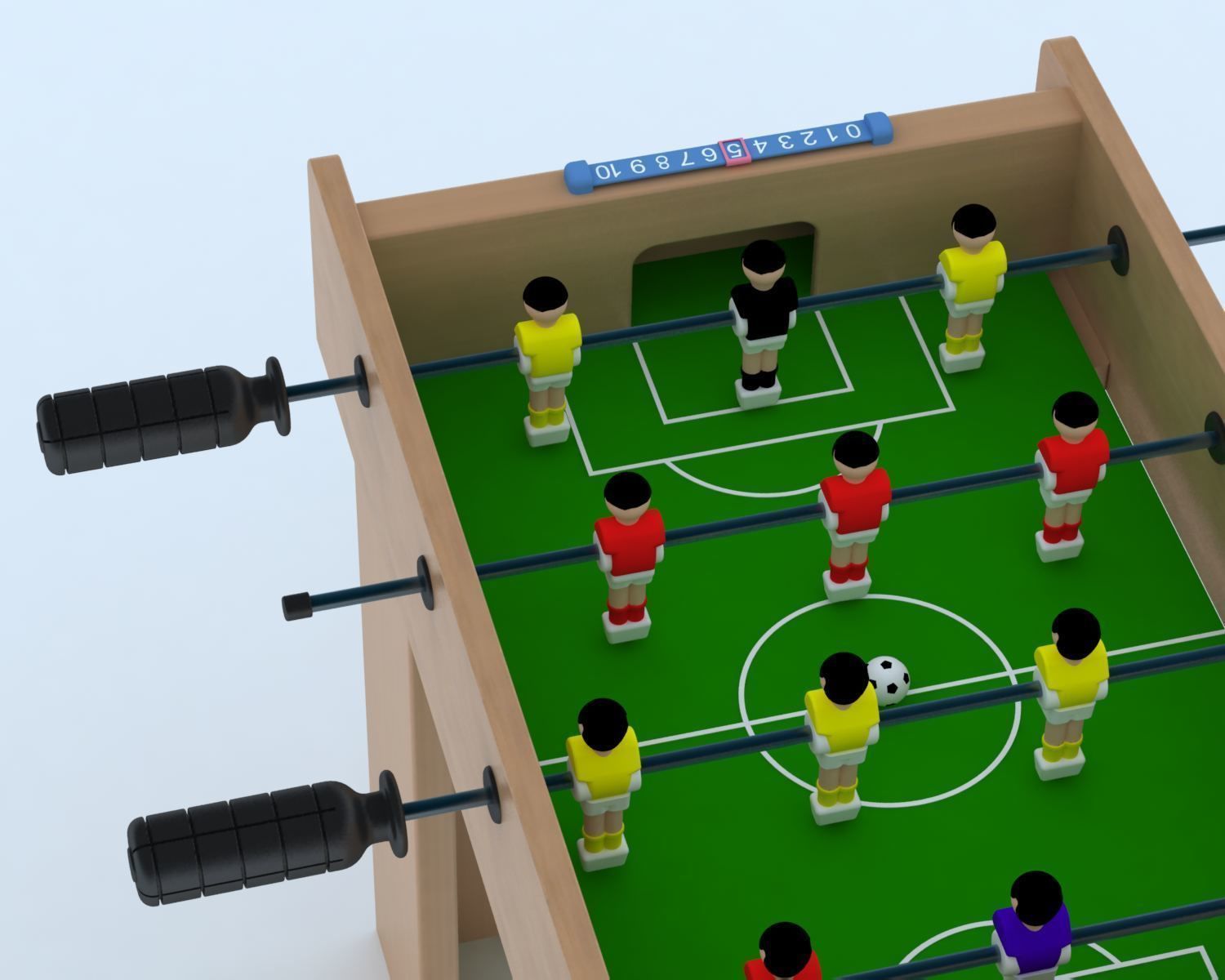 Football Table 3D model_4