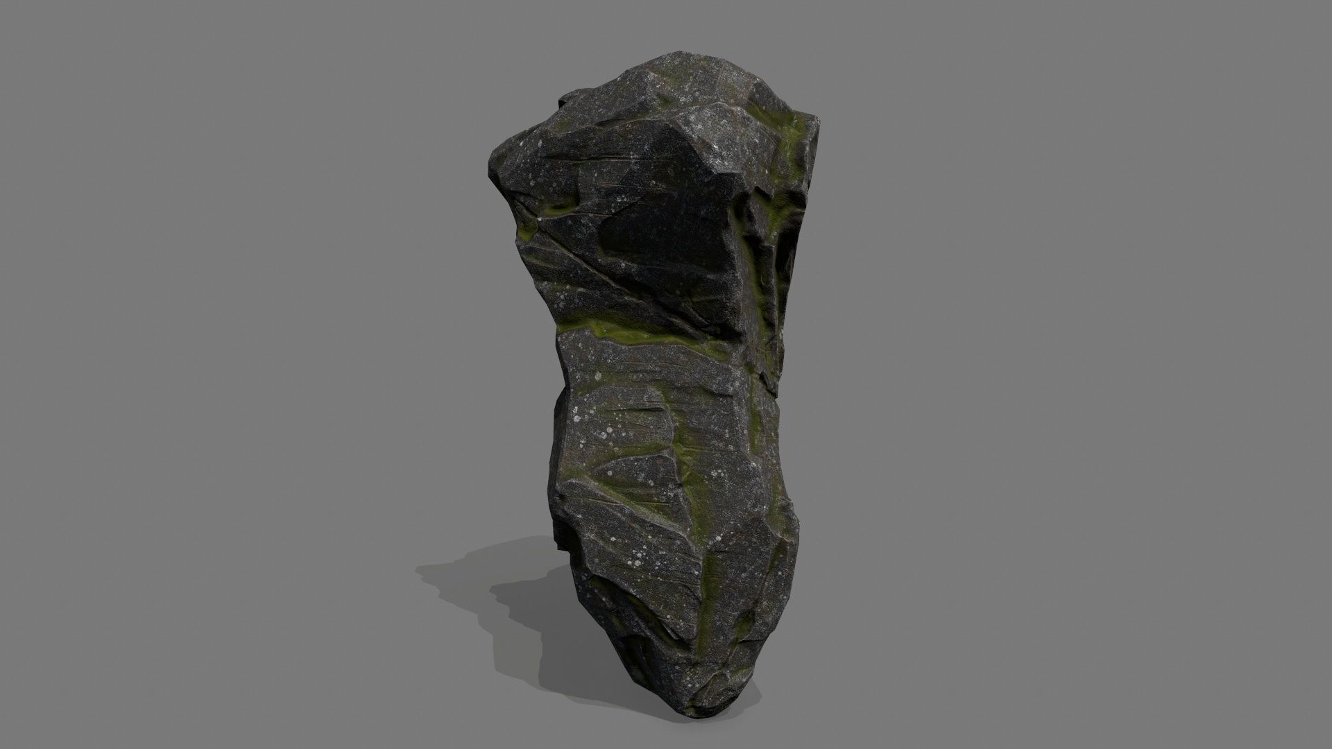 cliff rock set  Low-poly 3D model_15