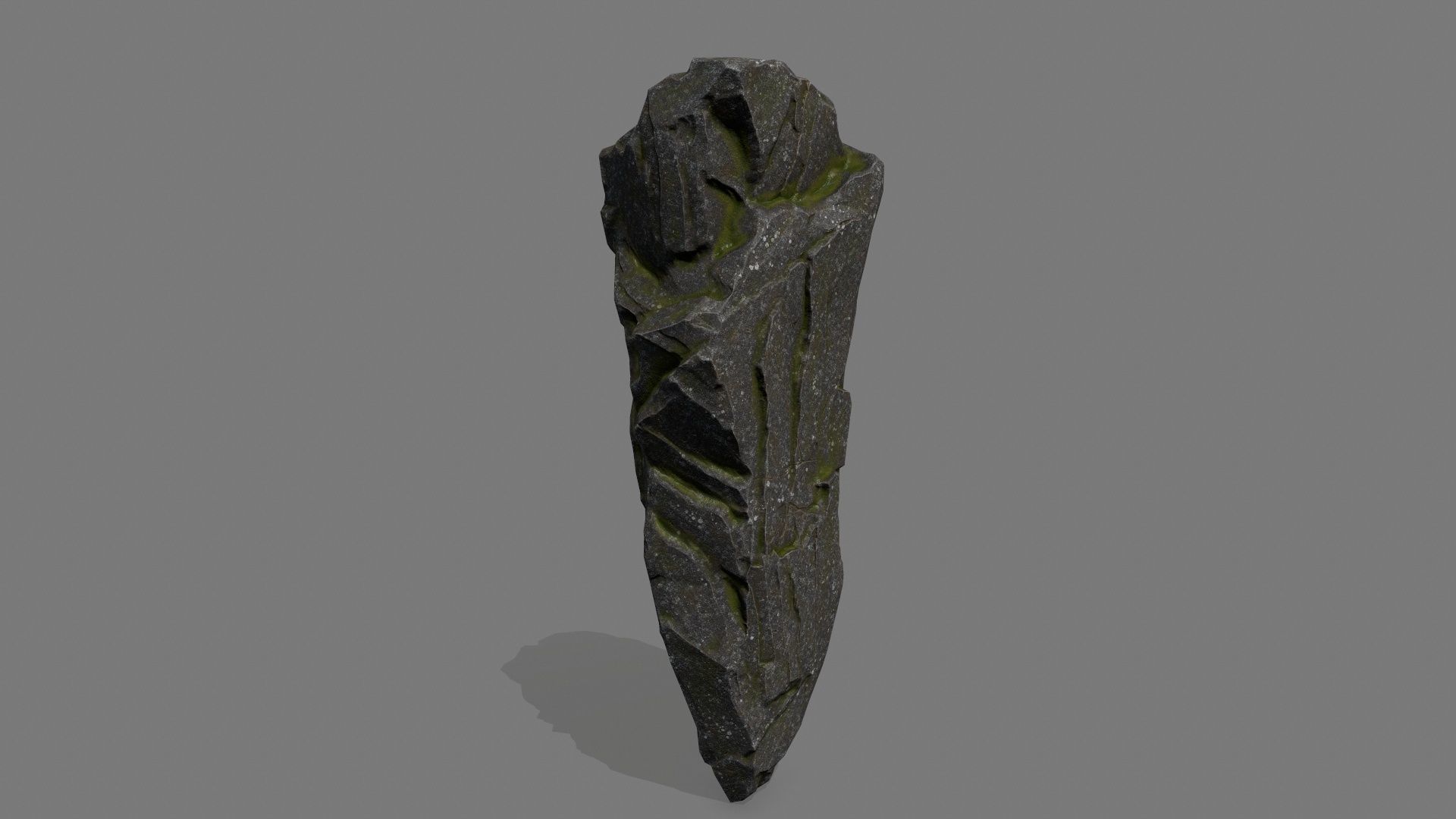 cliff rock set  Low-poly 3D model_16
