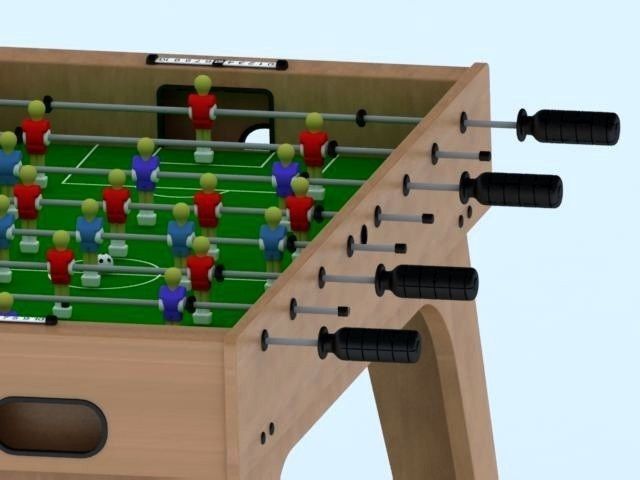 Football Table-2 3D model_6
