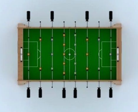 Football Table-2 3D model_4