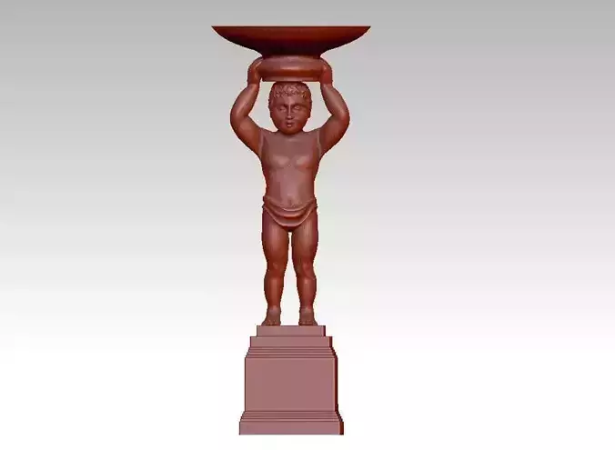 boy with a championship cup over his head